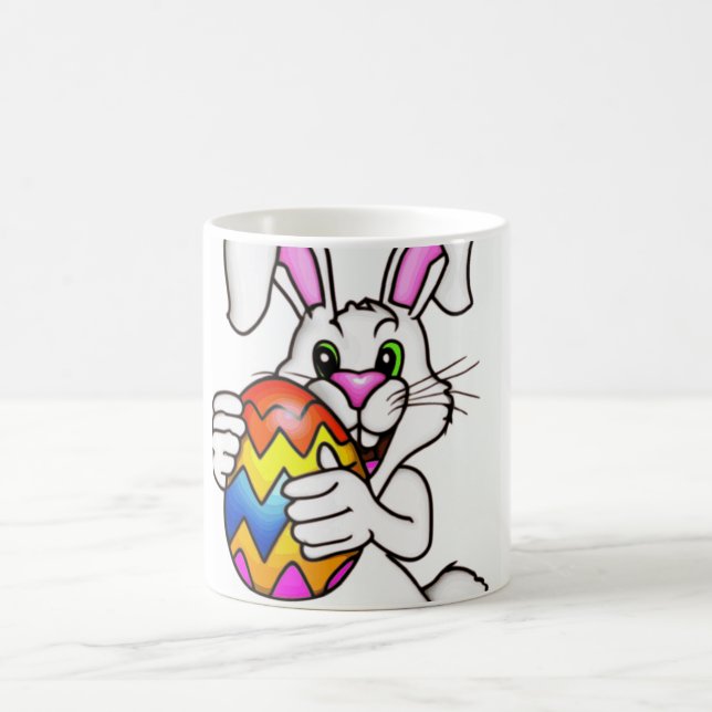 CANECA MÁGICA BUNNY LESTE COM OVO LESTE COLORIDO (Centro)