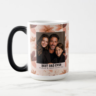 Caneca Mágica Buquê de Amarílis Rosa Pai Luxo