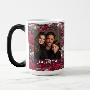 Caneca Mágica Buquê de Gardenias Artísticas Foto Padrasto Elegan