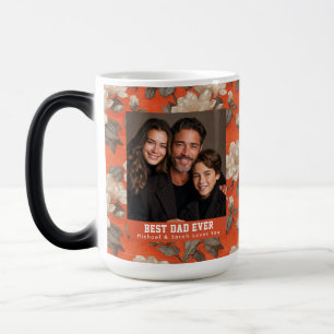Caneca Mágica Buquê de Gardenias Modernas Dia do Padrasto Espres