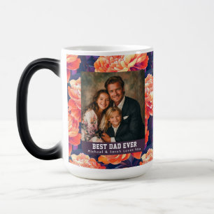 Caneca Mágica Buquê de Peônias Havaianas Café Gelado Dia Feliz d