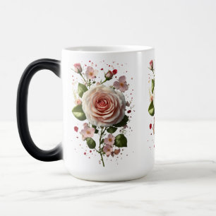 Caneca Mágica Buquê Floral Elegante Morphing Mug - 15 oz