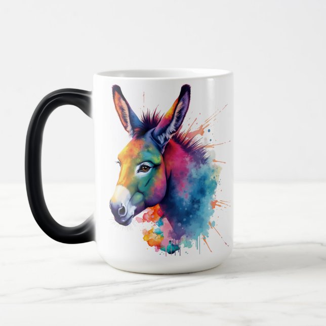 Caneca Mágica Buraco de Aquarela (Esquerda)