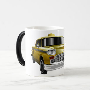 Caneca Mágica Cabina de Vintagem Amarela Nova Iorque