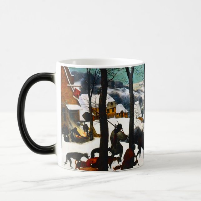 Caneca Mágica Caçadores na Paisagem da Neve Pieter Bruegel (Esquerda)