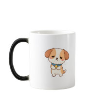 Cachorrinho Fofo Triste Kawaii Cartoon Minimalista