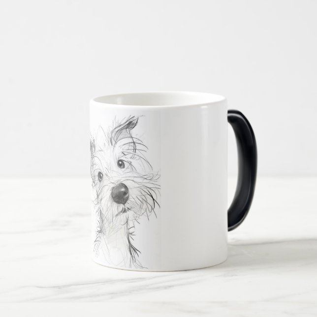 Caneca Mágica Cachorro Gelado (Frente Esquerda)