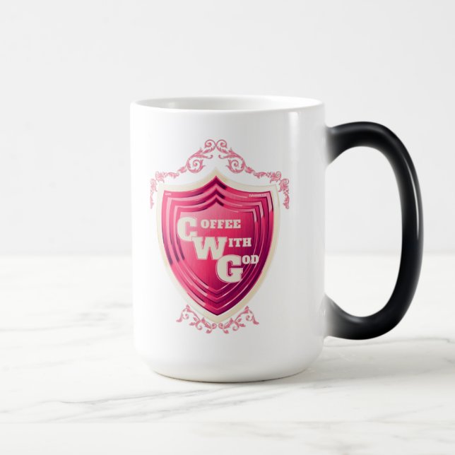 Caneca Mágica Café CandyAppple com Deus Design Morph Mug (Direita)