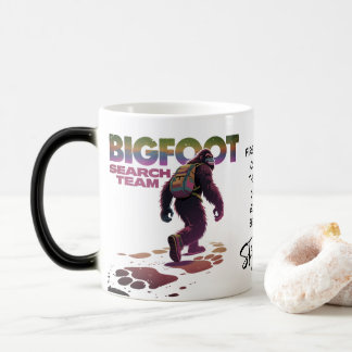 Caneca Mágica Café da Manhã da Equipe de Busca do Sasquatch Bigf