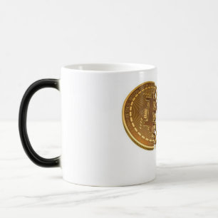 Caneca Mágica Café Dourado Morphing Muphing Cryptocurrency Morph