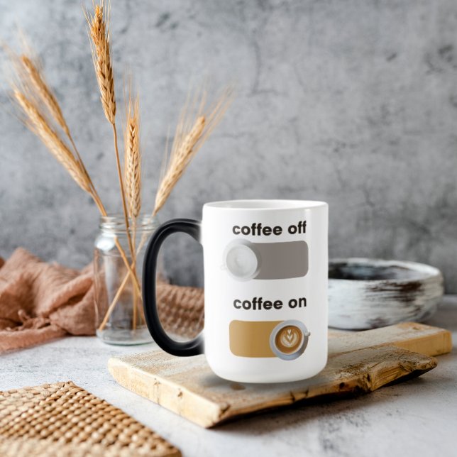 Caneca Mágica Café Elegante no Café da Mug (Switch Your day in Mode on with this creative stylish coffee mug)