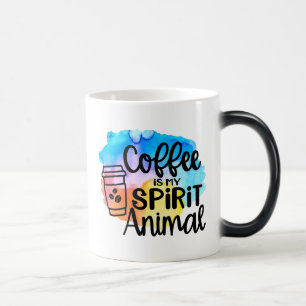 Caneca Mágica Café Engraçado Mug - Spirit Animal Caffeine Gift