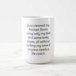 Caneca Mágica Café humor de vinho