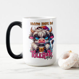 Caneca Mágica Café Me Ajuda a Tolerar Idiotas