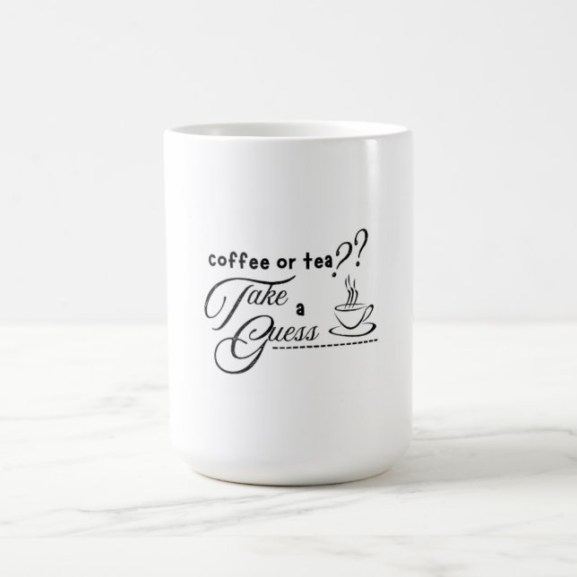 Caneca Mágica Café ou chá? (Center)