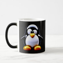 Café Penguin Engraçado