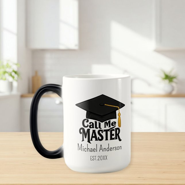 Caneca Mágica Call me Master - Customizable magic Mug  (Criador carregado)