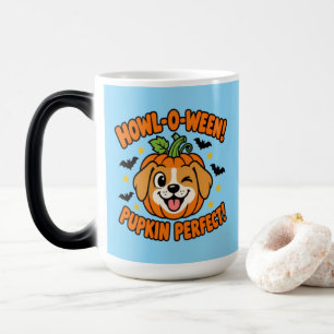Caneca Mágica Camiseta de Halloween para cachorro fofo e perfeit