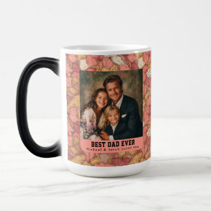Caneca Mágica Camuflagem de Borboleta Atemporal Flor Papai Cacho