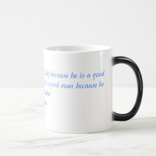 Caneca Mágica "Caneca Cor-Em mudança de um bom homem"