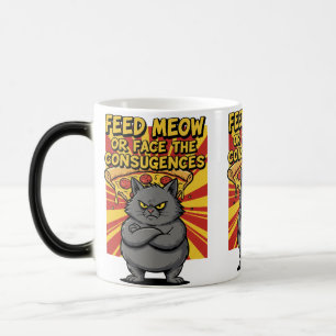 Caneca Mágica "Caneca de Pizza Engraçada – Fatia de Felicidade p