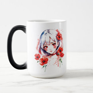 Caneca Mágica Canhão de Flor Vermelho