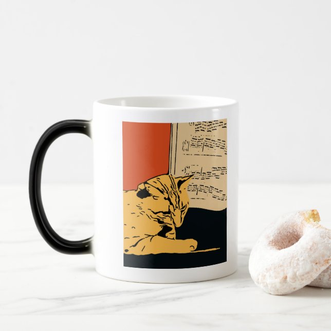 Caneca Mágica Canugo de Piano AZI (Com Donut)