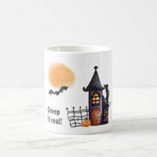 Caneca Mágica Cãozinho De Coffee Do Dia Das Bruxas