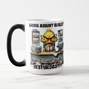 Caneca Mágica Capa Colorida com Citação Divertida/Sarcástica da