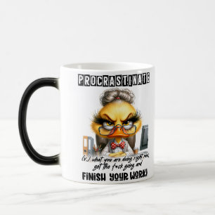 Caneca Mágica Capa de Citação Engraçada/Sarcástica da Vida no Es