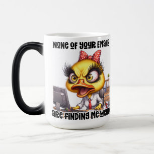 Caneca Mágica Capa de Citação Engraçada/Sarcástica da Vida no Es