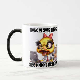 Caneca Mágica Capa de Citação Engraçada/Sarcástica da Vida no Es