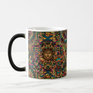 Caneca Mágica Captivando Morph "Vibrant Historic Emblem" Azul