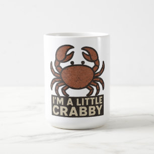 Caneca Mágica Caranguejo Angustiado – Vintage “Estou um Pouco Ir