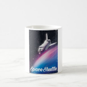 Caneca Mágica Cargueiro espacial poster de ficção científica