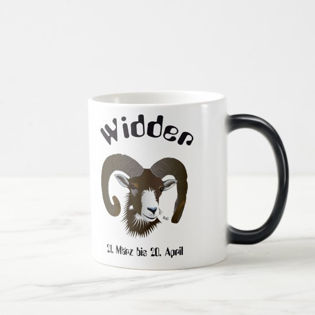 Caneca Mágica Carneiro - Sternzeichen taça (Direita)