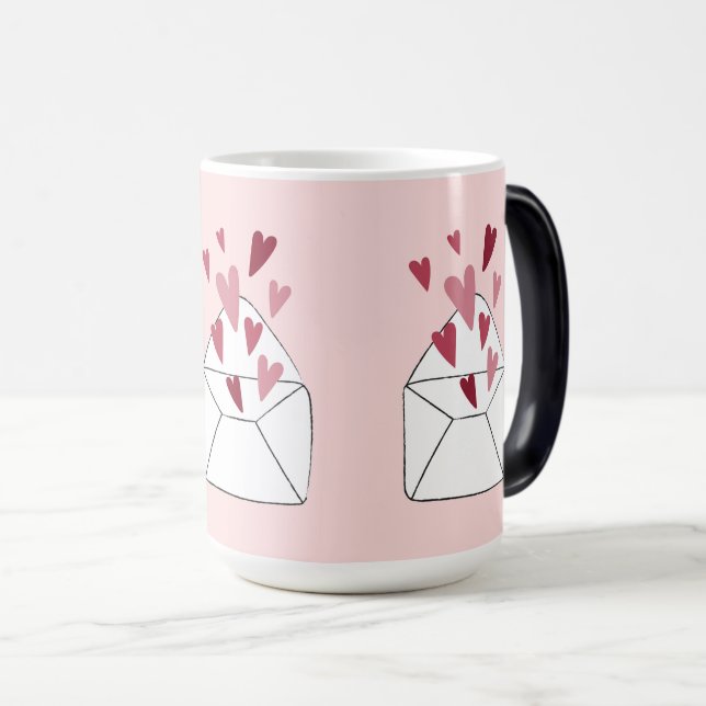 Caneca Mágica Carta de amor (Frente Esquerda)