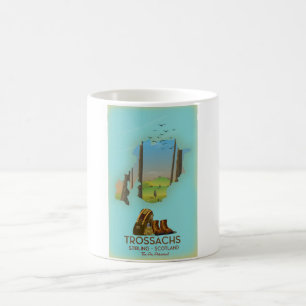 Caneca Mágica Cartaz de caminhada Trossachs Stirling Escócia