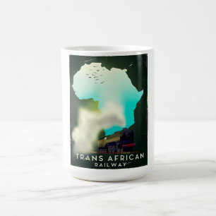 Caneca Mágica Cartaz de viagem da Ferrovia Transafricana