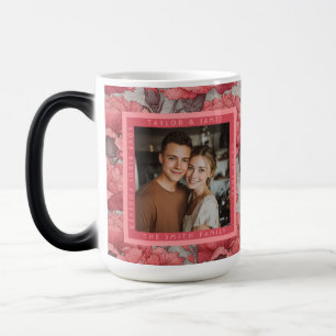Caneca Mágica Casamento ao Ar Livre com Tema de Cravo Rústico Pe