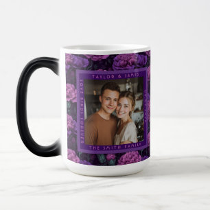 Caneca Mágica Casamento Tradicional Cravo Roxo Blissful