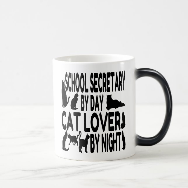 Caneca Mágica Cat Lover School Secretary (Direita)