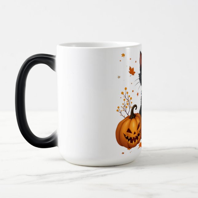 Caneca Mágica cat pumpkin (Esquerda)