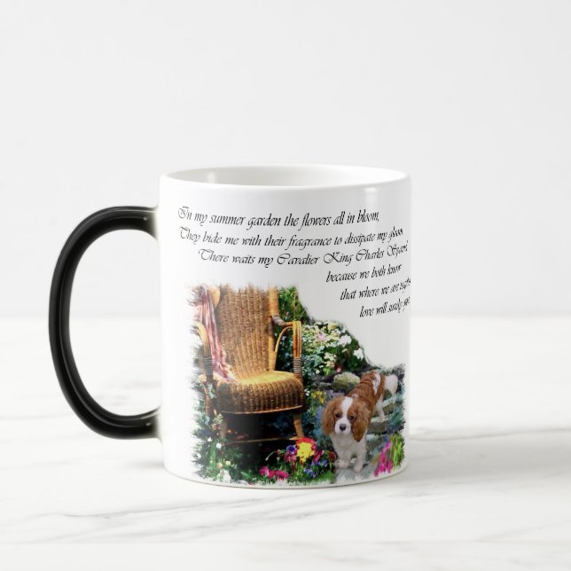 Caneca Mágica Cavalier King Charles Spaniel Art (Esquerda)