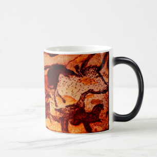 Caneca Mágica Cavalos de Lascaux e uma Bull