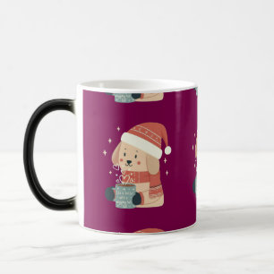 Caneca Mágica Celebre a magia do Natal - Cachorro