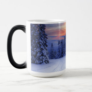 Caneca Mágica Cenário de inverno