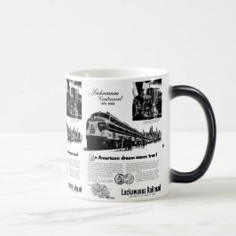 Caneca Mágica Centennial 1951 da estrada de ferro de Lackawanna
