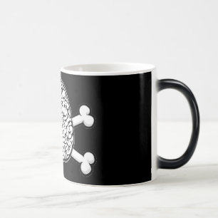 Caneca Mágica Cérebro com Crossbones Mug