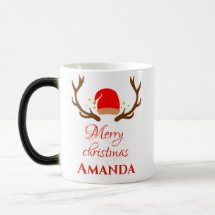 Caneca Mágica Chapéu de Reindeer - Feliz Natal